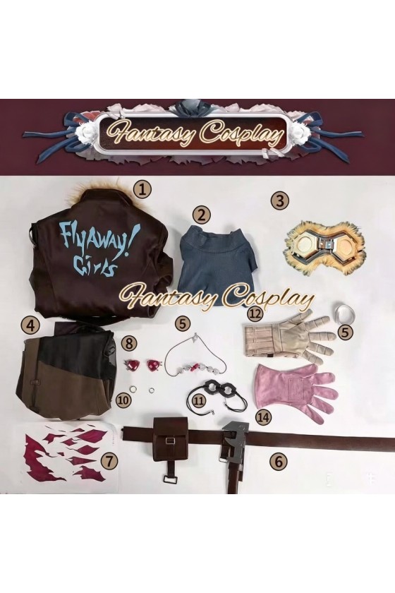 Identity V Cheerleader Lily Barriere Fluorite Outfit Cosplay Costume